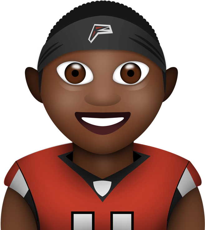 That Hamstring Looks Fine To Me - Atlanta Falcons Emoji (800x800), Png Download