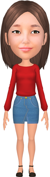Full-length Ar Emoji - Cartoon (450x626), Png Download