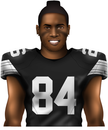 Antonio Brown - Bitmoji Nfl (530x530), Png Download