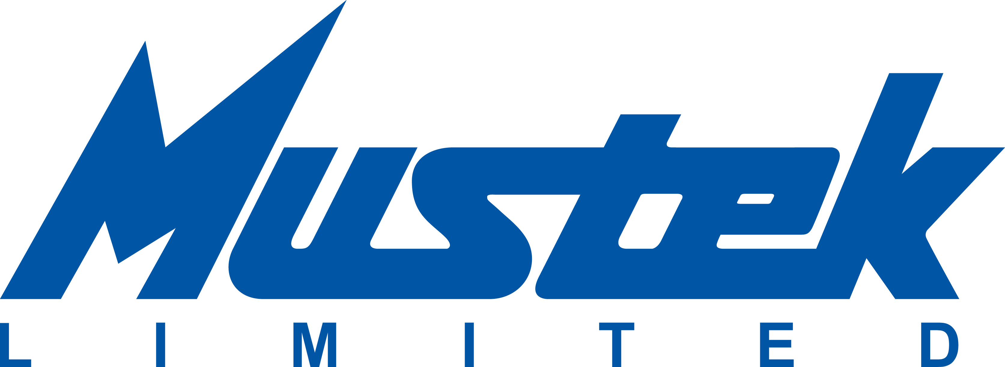 Mustek High-tech Solutions For The Next Generation - Mustek Limited Logo (3346x1222), Png Download