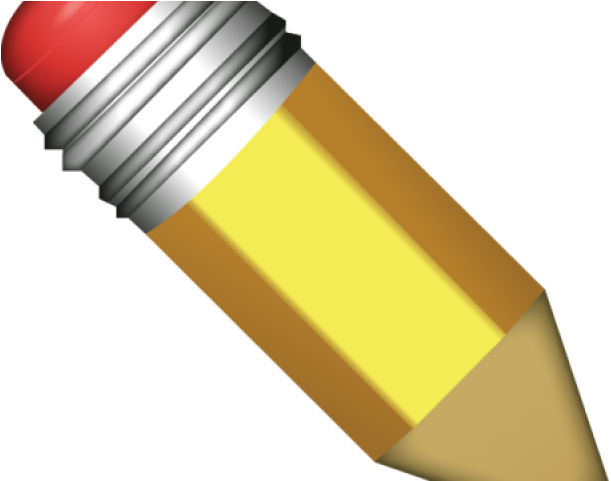 Emoji Clipart Pencil - Pencil Emoji Iphone Png (640x480), Png Download