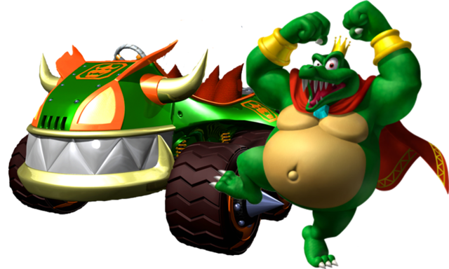 Boom Boom - King K Rool Mario Kart (640x384), Png Download