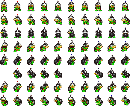 Border Jump Bros - Mario And Luigi Superstar Saga Enemy Sprites (434x354), Png Download