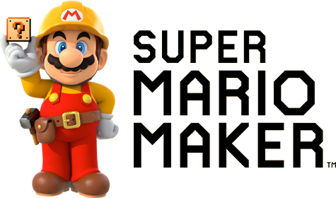 Super Mario - Super Mario Maker Logo Png (475x280), Png Download