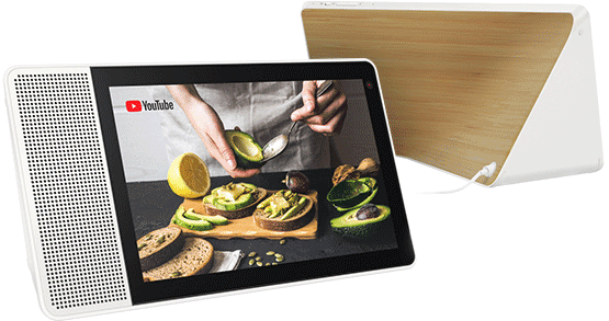 Lenovo - Lenovo Smart Display Za3 (555x293), Png Download