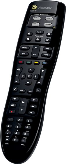 Harmony 350 Control - Logitech Harmony 350 Control Universal Remote Control (652x560), Png Download