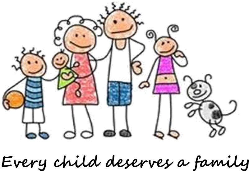 Foster Parents - Cute Family Clipart (862x623), Png Download