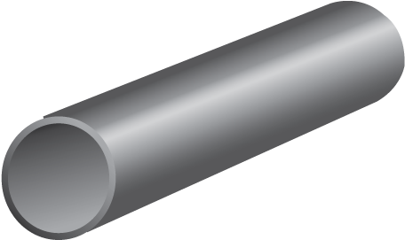 Aluminium Round Tube - Metal Tube Png (500x500), Png Download