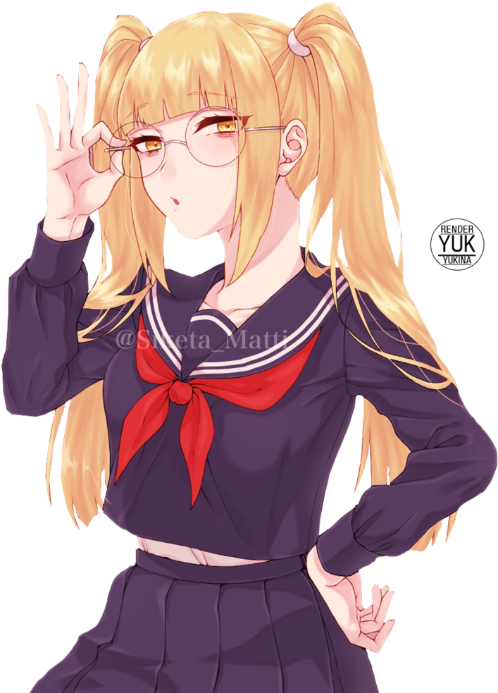 Image Result For Himiko Toga With Long Hair - Render Toga Himiko Png (774x1032), Png Download