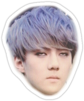 Exo Sehun Weird Face (375x360), Png Download