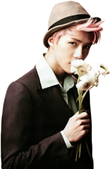 Sehun Tumblr Empty - Sehun (400x573), Png Download