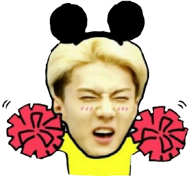 Aisa - Exo Funny Png (399x400), Png Download