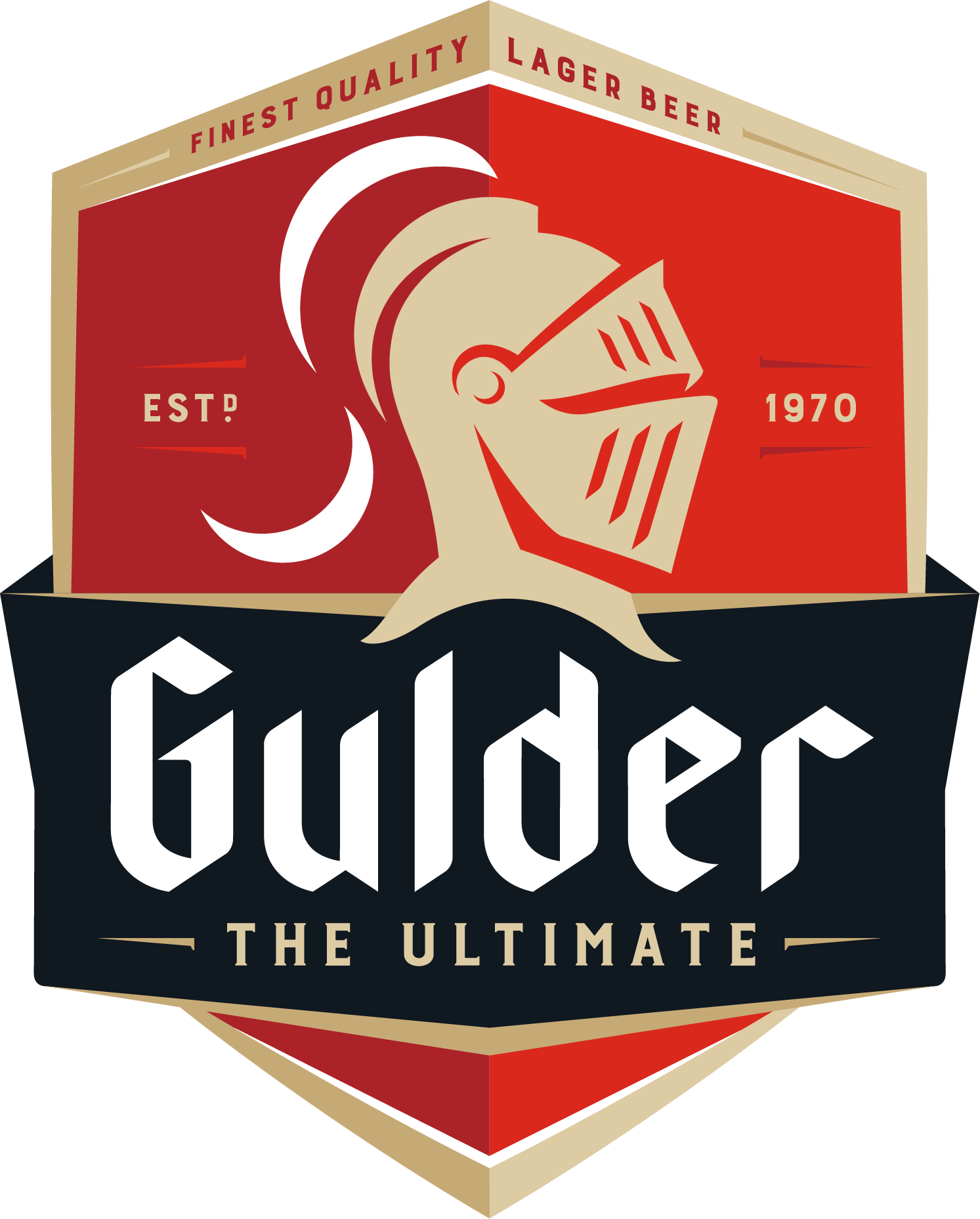With - New Gulder Beer Logo (1493x1857), Png Download