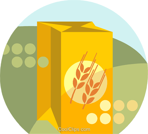 Box Of Wheat Royalty Free Vector Clip Art Illustration - Clip Art (480x435), Png Download