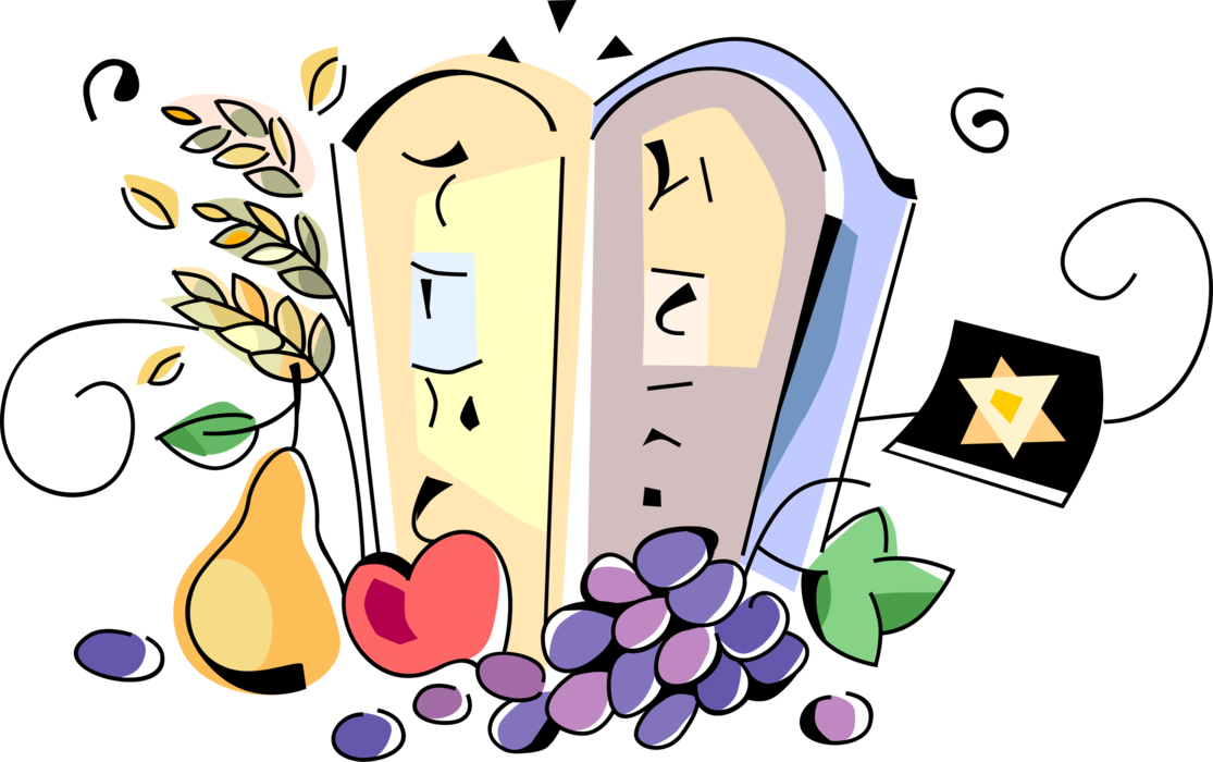 Vector Illustration Of Ten Commandments Received By - Illustration (1115x700), Png Download