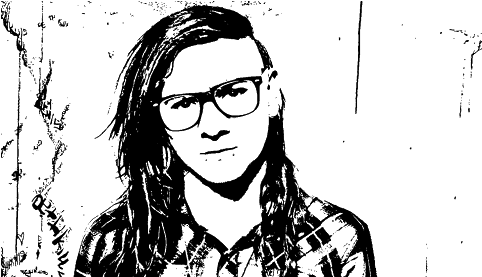 Sonny Moore Skrillex (530x276), Png Download