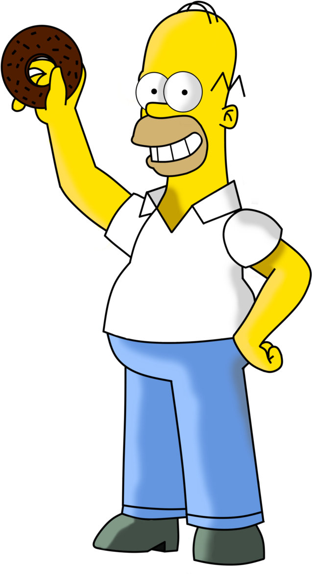 Homer Simpson By 4eyez95 - Comics (672x1188), Png Download