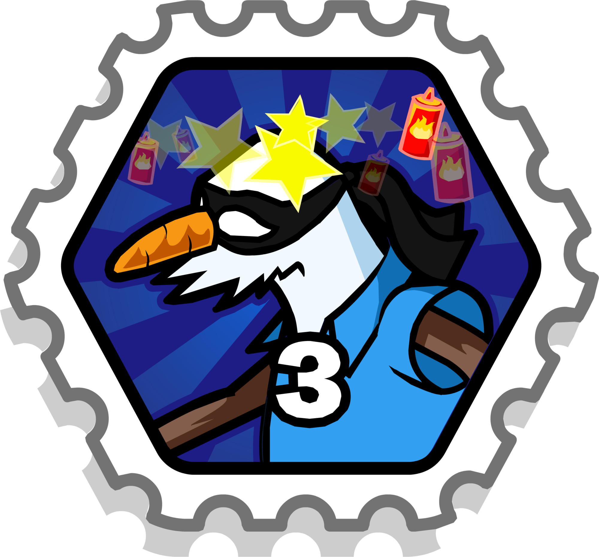 Crab Cuts Stamp (2000x1860), Png Download