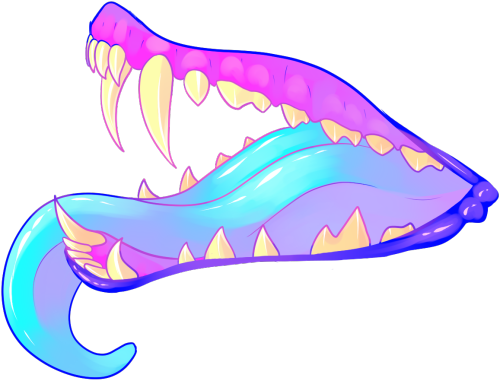 Could Be Sparkle Dog Teeth Actually - Guro Mouth (500x381), Png Download