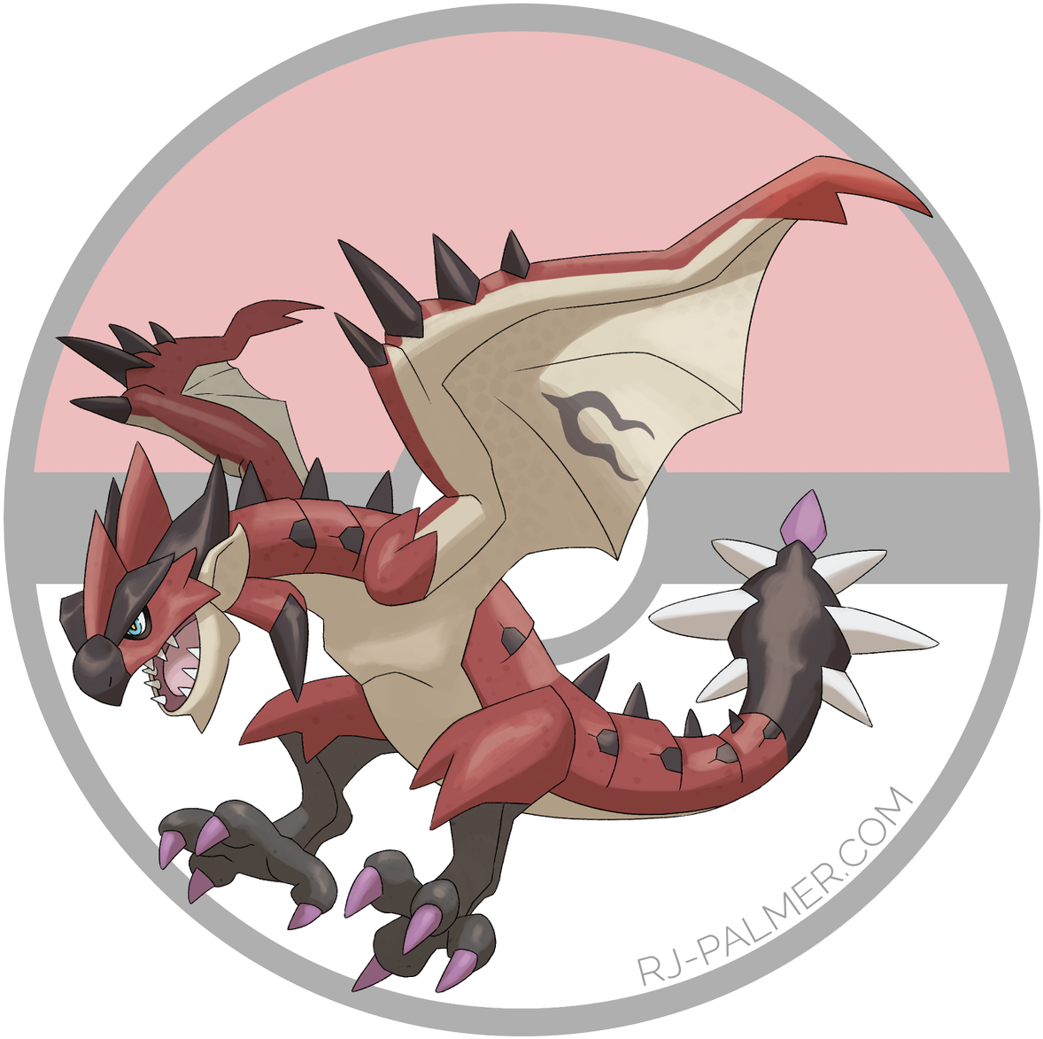 Fire/poison Ability - Cartoon (1200x1200), Png Download