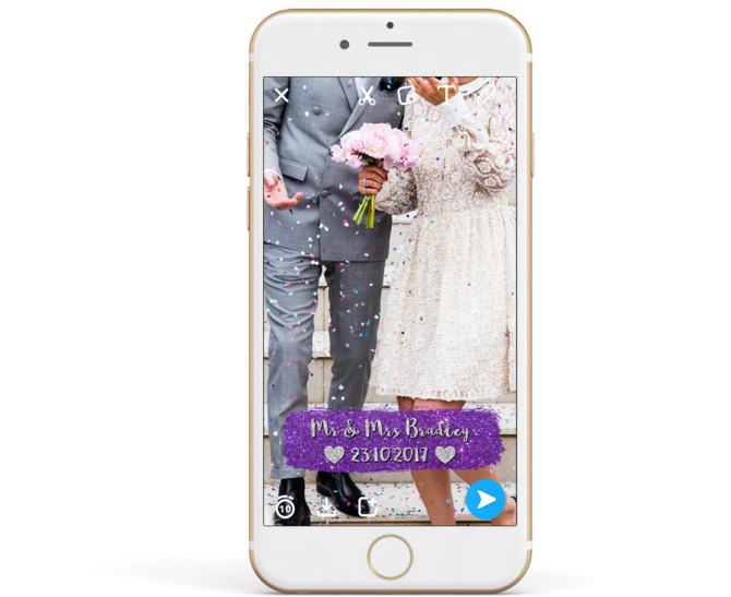 Snapchat Wedding Filter - My Wedding Lined Journal (750x554), Png Download
