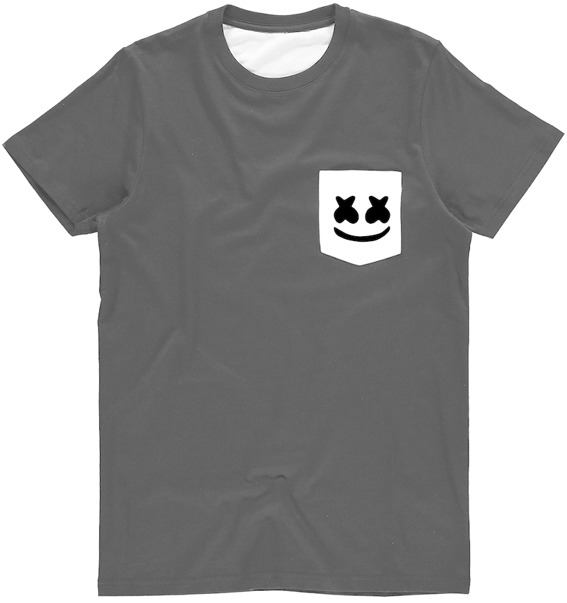Marshmello ﻿pocket T-shirt - Wfmu T Shirt (1024x1024), Png Download