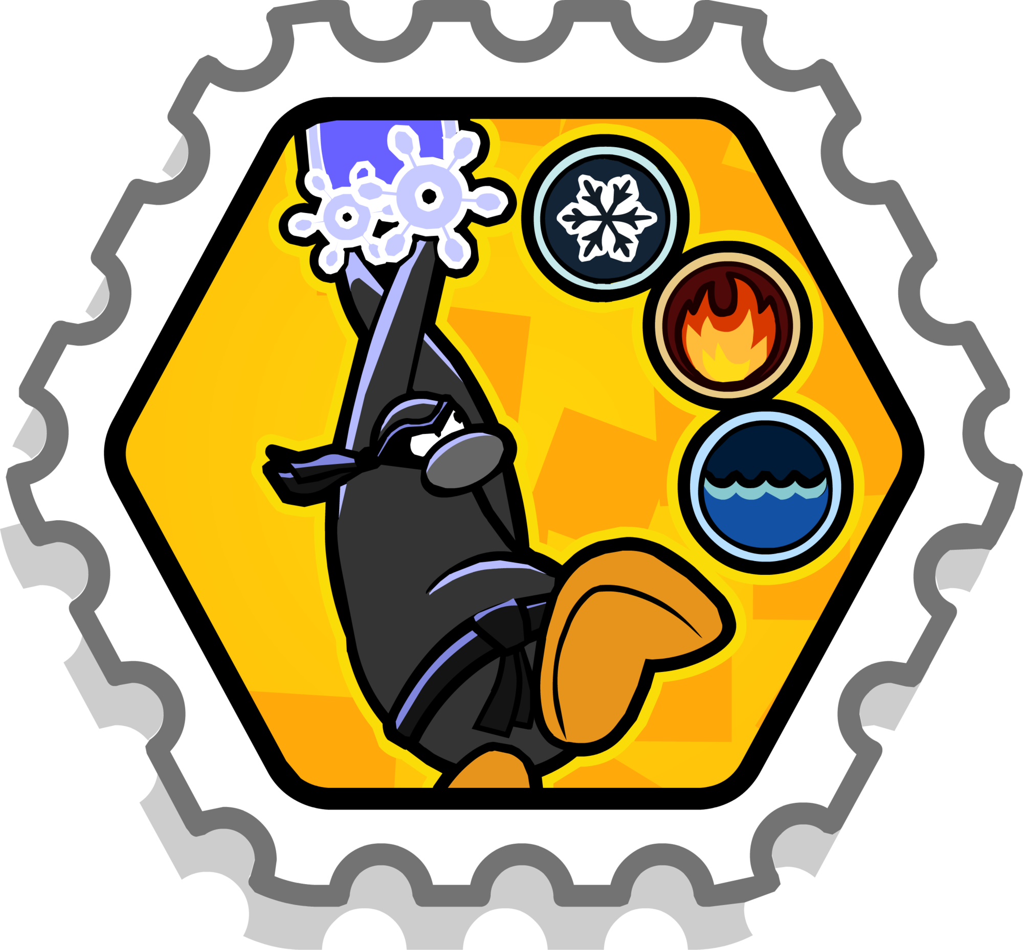 Fuel Rank 3 Stamp (2000x1859), Png Download
