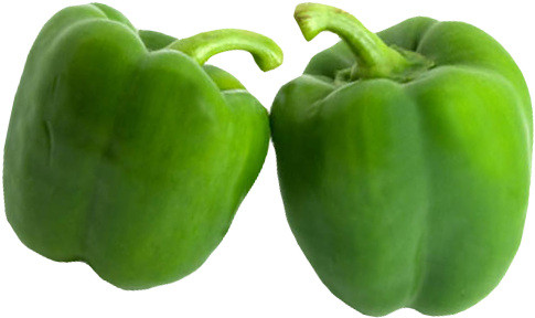 Green Pepper Zoom Capsicum Full Size Png Download Seekpng