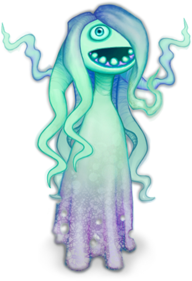 Whisp - My Singing Monsters Ethereal Island Monsters (1024x1024), Png Download