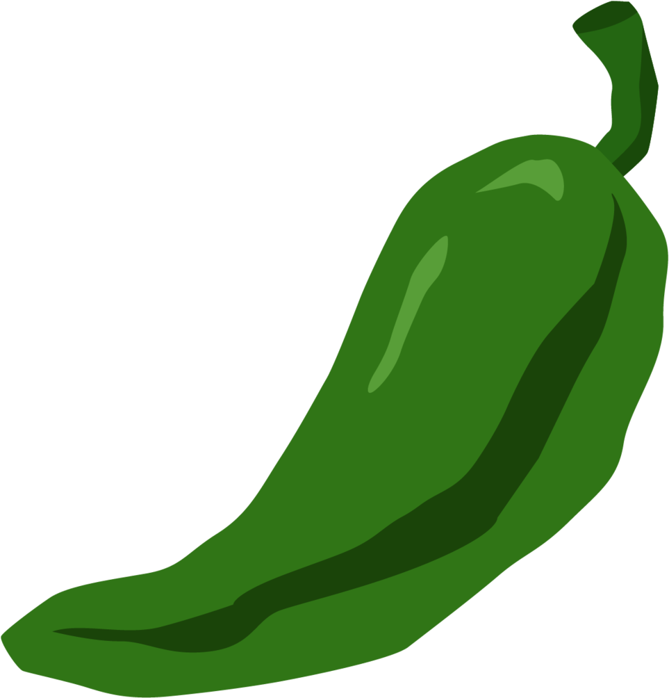 Greenchile - Icon Green Chili Png (1000x1025), Png Download