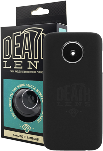 Samsung Galaxy S7 - Death Lens Iphone 7 Fisheye (408x600), Png Download