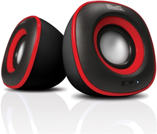 Foto De Bocinas Klip Kes-215c - Klip Xtreme Portable Stereo Mini Speakers For Computer (600x538), Png Download
