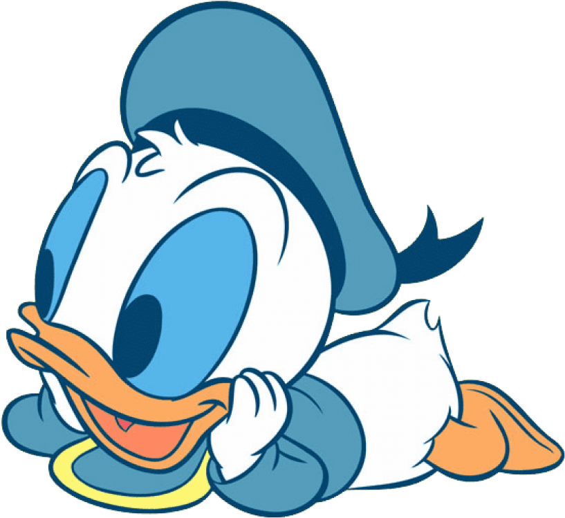 Free Png Donald Duck Png Images Transparent - Donald Duck Baby Png (850x772), Png Download