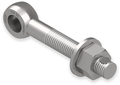 7/8 X 6-inch Stainless Steel Eyebolt Assembly With - Shower (489x360), Png Download