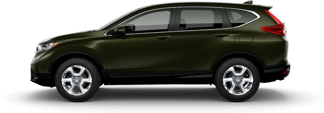 Ex-l 2wd - Green Honda Crv 2017 (640x240), Png Download