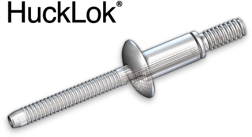 Featuring A Wide Grip Range And Unique Double Locking - Huck Mechanical Locked Rivets (520x296), Png Download