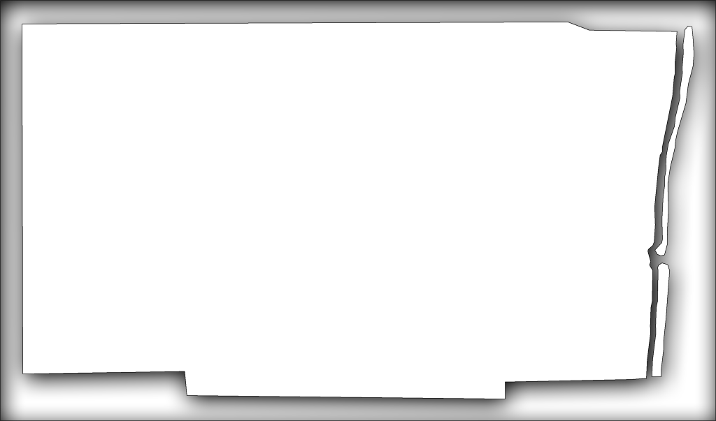 A Map Of Broward With An Outer Shadow Box Around The - Png Box For Editing (1024x603), Png Download