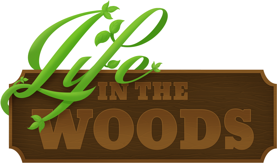 Minecraft Life In The Woods Logo (988x608), Png Download