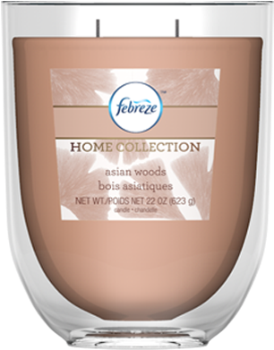 Scented Jar Candle - Febreze Home Collection Mineral Springs 22 (350x450), Png Download