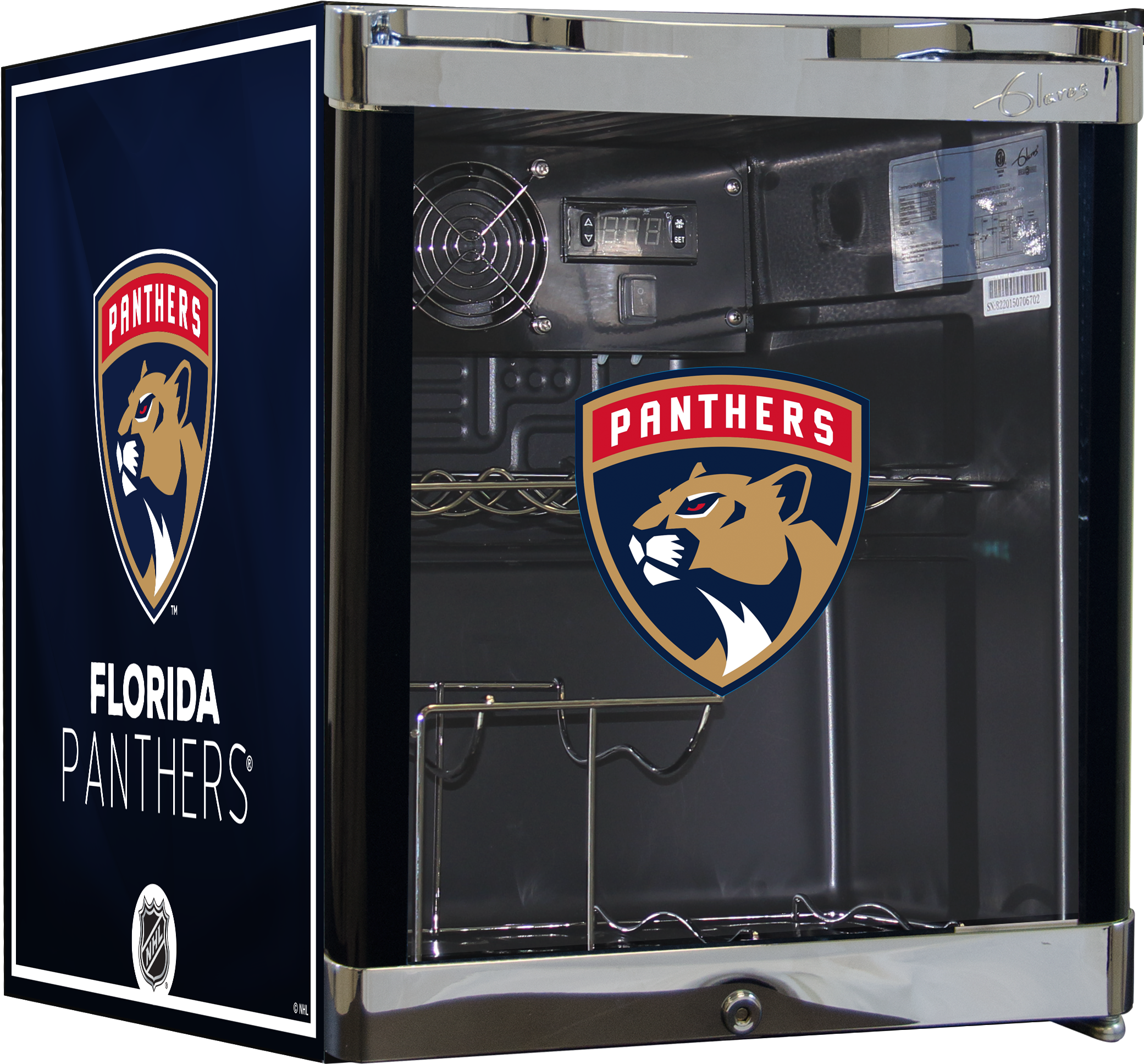 Nhl Wine Cooler 1.8 Cu Ft - Florida Panthers (2284x2074), Png Download