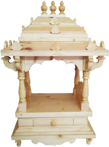 Grand Pooja Mandir 74 Cms Height - Hyderabad (360x500), Png Download