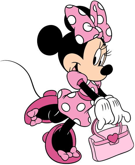 Image Library Library Mouse Clip Art Disney Galore - Minnie Mouse Clipart (465x568), Png Download