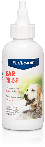 Petarmor Medicated Ear Rinse For Dogs And Cats - New Petarmor Ear Rinse For Dogs & Cats, 4 Oz (640x640), Png Download