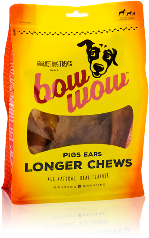 Bow Wow Pigs Ears Longer Chews - Bow Wow Treat Pig Ears Longer Chew 300g (510x820), Png Download