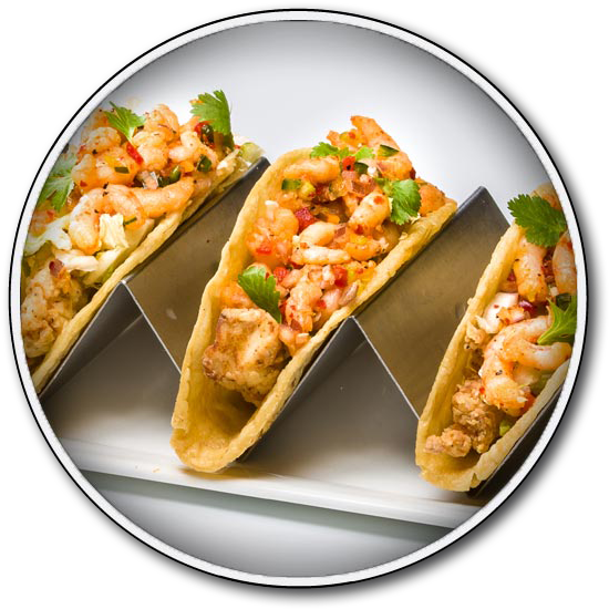 Garage Northville Meat Tacos Garage Northville Shrimp - Northville (557x557), Png Download