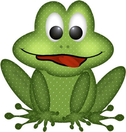 Tree Frog Clipart Fauna - Ảnh Động Con Ếch (494x441), Png Download