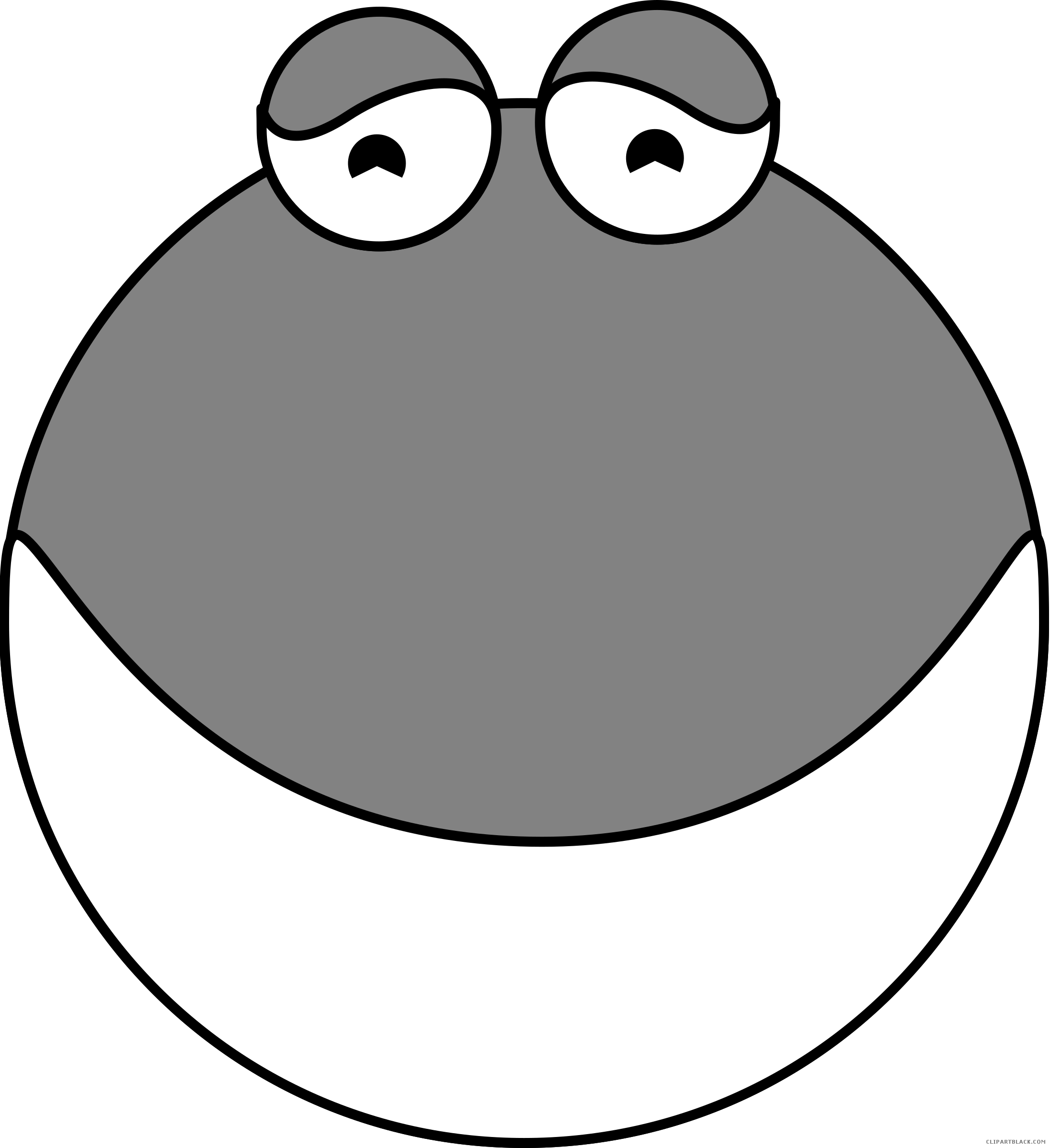 Cute Clipartblack Com Animal Free Images - Head Of Animal Clipart (2195x2400), Png Download