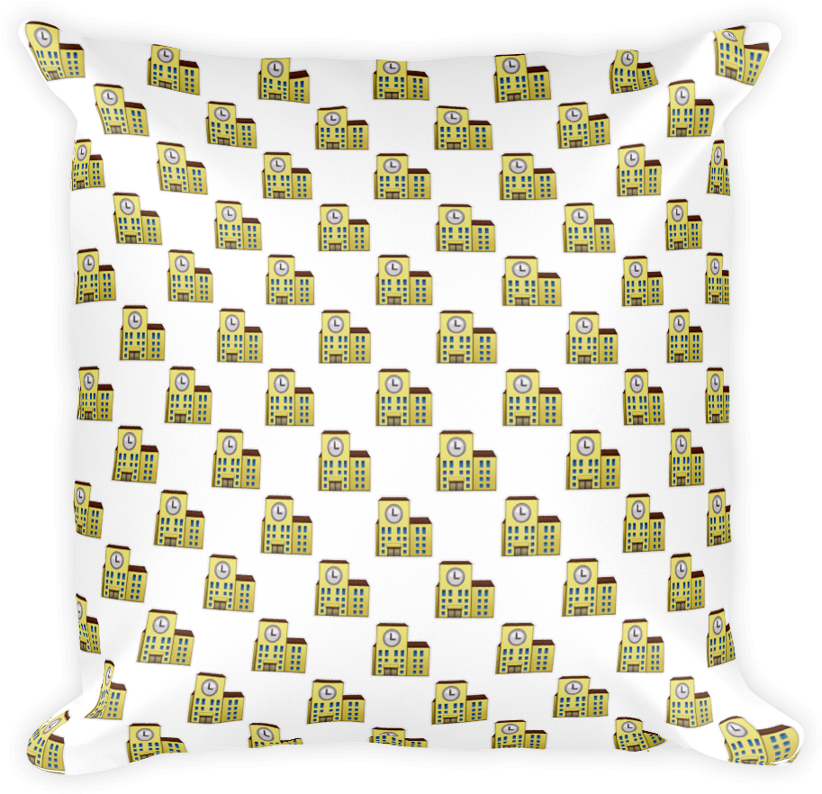 Emoji Pillow - School-just Emoji - Fried Shrimp Emoji Pillow (1000x1000), Png Download