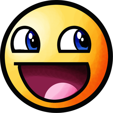 Image Result For Happy Face Png - Awesome Face (368x368), Png Download