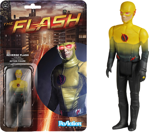 Reverse Flash Action Figure (600x529), Png Download